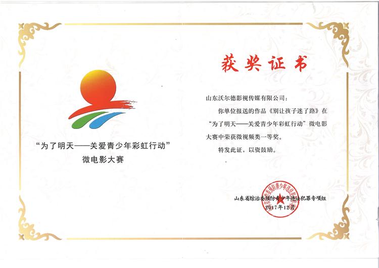 为了明天-关爱青少年彩虹行动 微电影大赛视频类一等奖.jpg